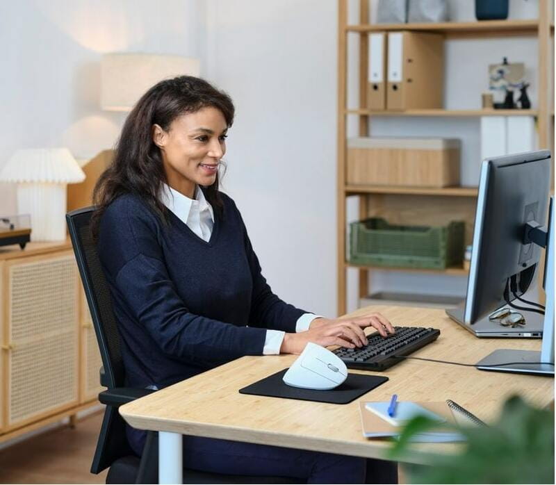 Миша бездротова Trust Verto Ergonomic White (25132)