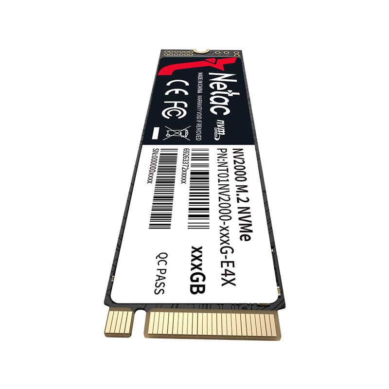 Накопитель SSD 512GB Netac NV2000 M.2 2280 PCIe 3.0 (NT01NV2000-512-E4X)