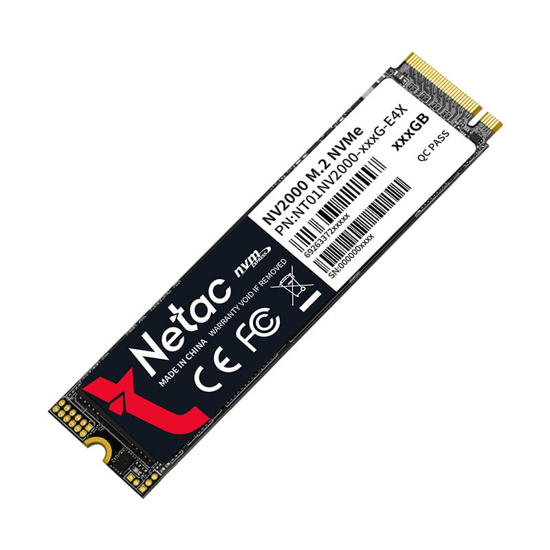Накопитель SSD 512GB Netac NV2000 M.2 2280 PCIe 3.0 (NT01NV2000-512-E4X)