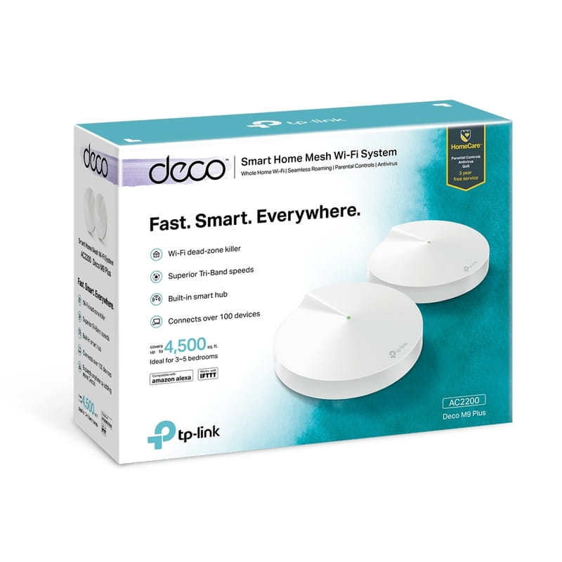 WiFi Mesh система TP-Link DECO M9 Plus (2-pack)