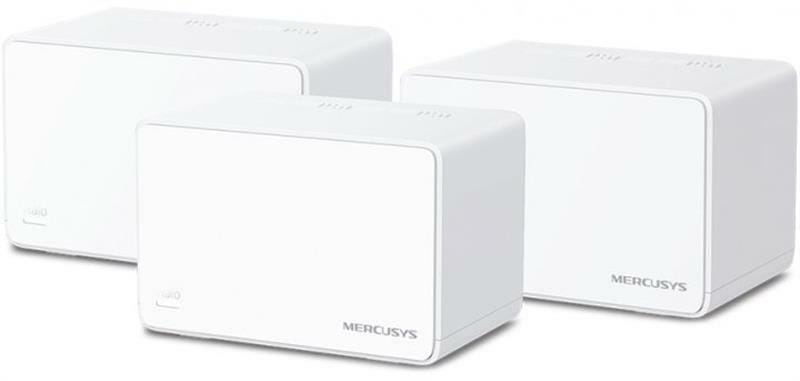 WiFi Mesh система Mercusys Halo H80X 3-pack (AX3000, 3хGE WAN/LAN, Beamforming, MU-MIMO, OFDMA)