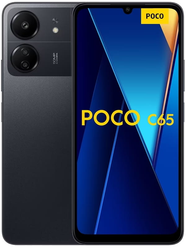 Смартфон Xiaomi Poco C65 6/128GB Dual Sim Black EU_