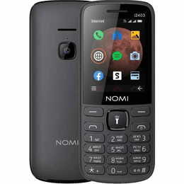 Мобильный телефон Nomi i2403 Dual Sim Black