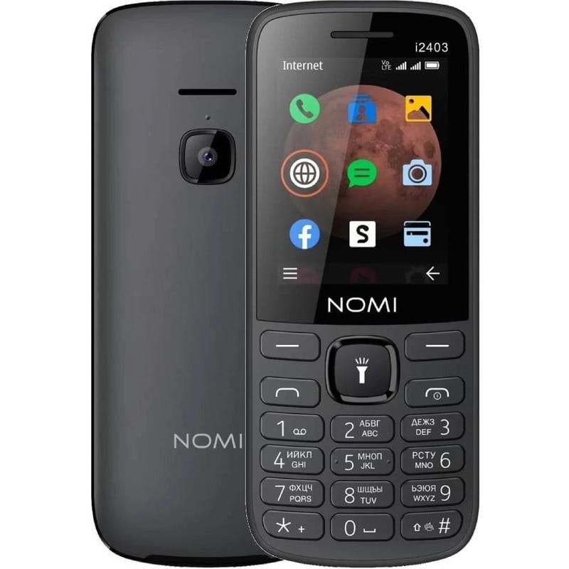 Мобильный телефон Nomi i2403 Dual Sim Black