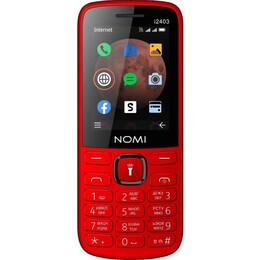 Мобiльний телефон Nomi i2403 Dual Sim Red