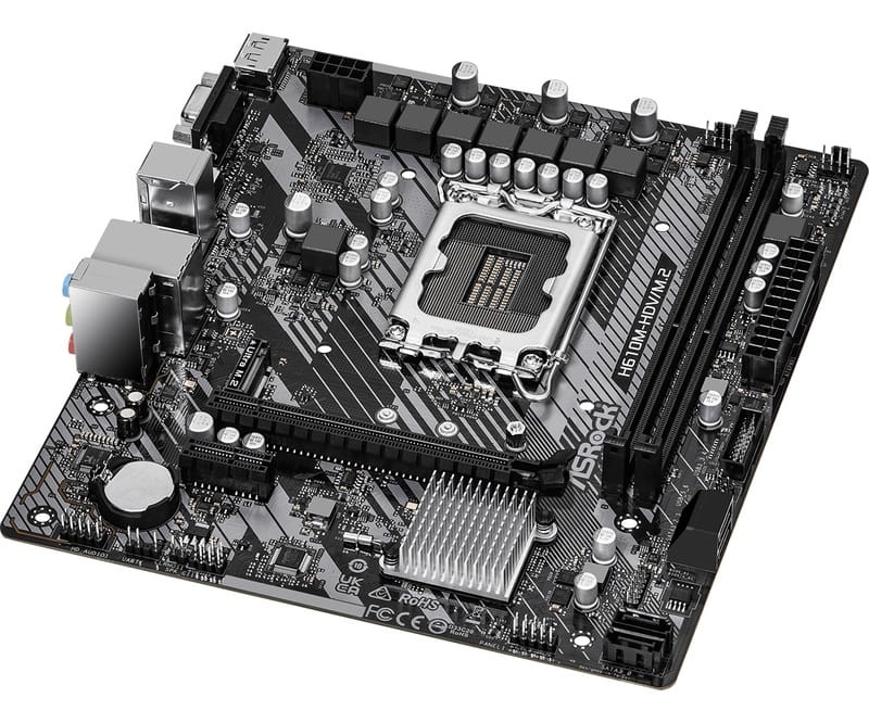 Материнская плата ASRock H610M-HDV/M.2 R2.0 Socket 1700