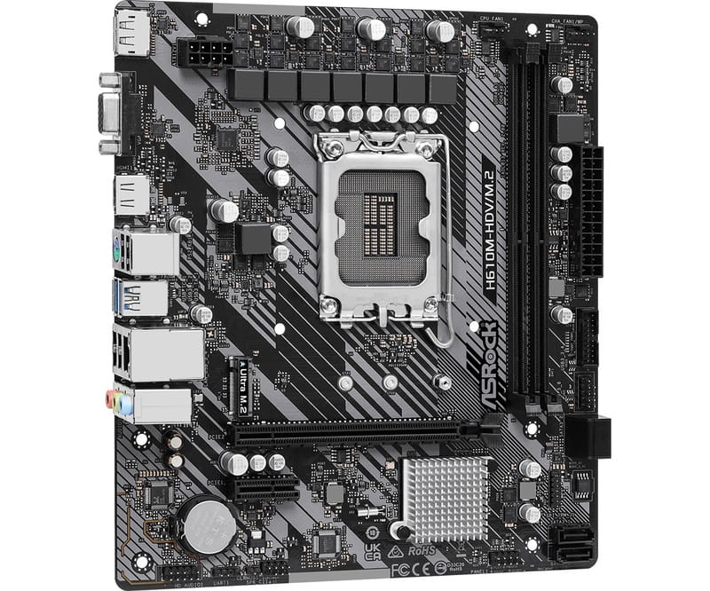 Материнская плата ASRock H610M-HDV/M.2 R2.0 Socket 1700