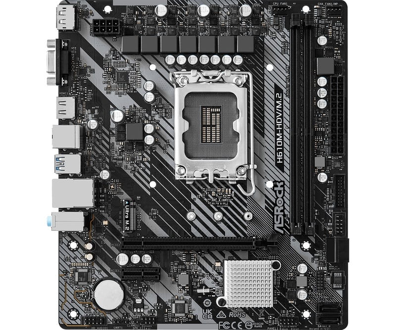 Материнская плата ASRock H610M-HDV/M.2 R2.0 Socket 1700