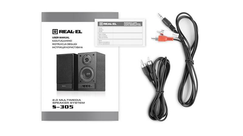 Акустическая система REAL-EL S-305 Black