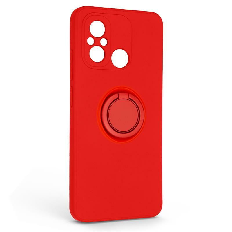 Чехол-накладка Armorstandart Icon Ring для Xiaomi Redmi 12C Red (ARM68792)