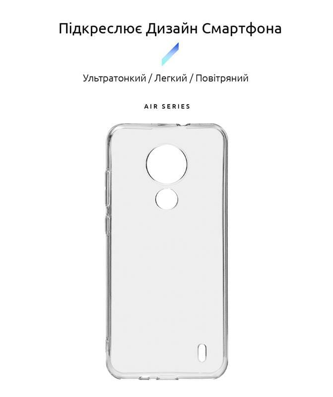 Чохол-накладка Armorstandart Air для Nokia C21 Transparent (ARM70427)
