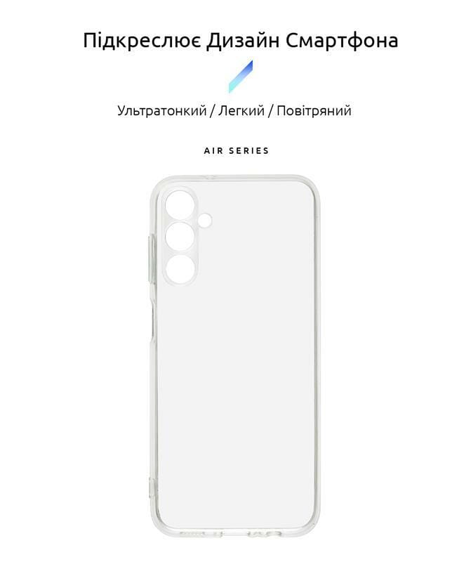 Чохол-накладка Armorstandart Air для Samsung Galaxy M14 5G SM-M146 Camera cover Transparent (ARM68188)