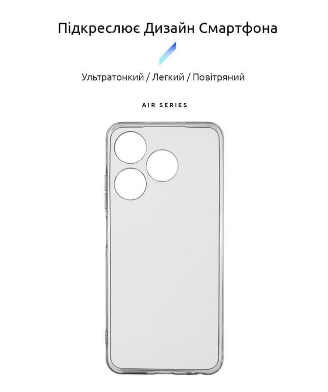 Чехол-накладка Armorstandart Air для Tecno Spark 10 4G (KI5q) Camera cover Transparent (ARM67815)