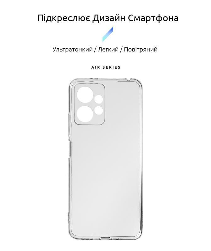 Чехол-накладка Armorstandart Air для Xiaomi Redmi Note 12 4G Camera cover Transparent (ARM67478)