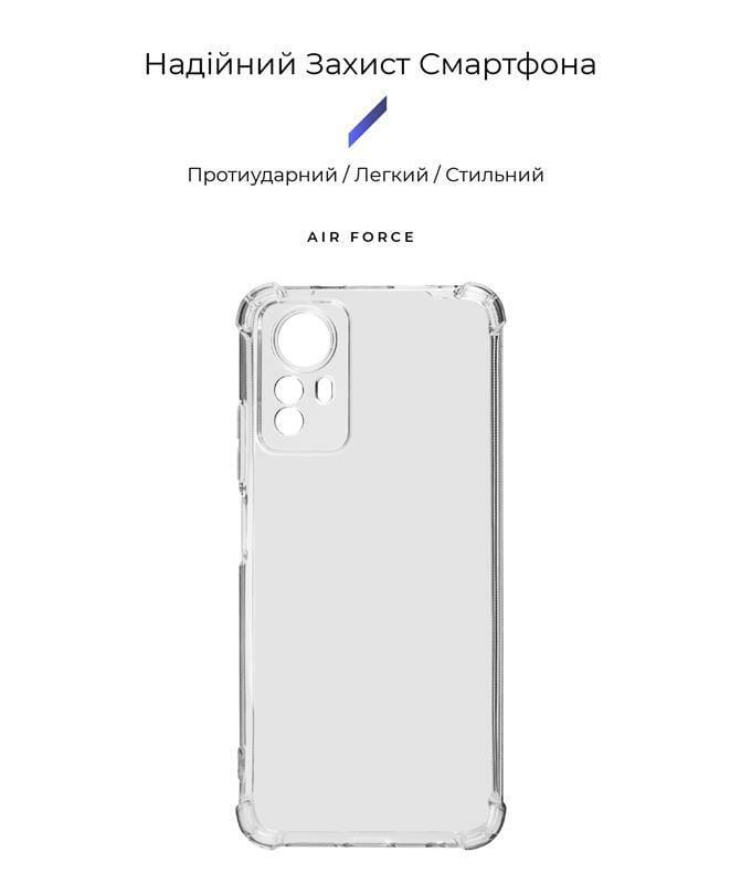 Чехол-накладка Armorstandart Air Force для Xiaomi Redmi Note 12S 4G Camera cover Transparent (ARM68964)