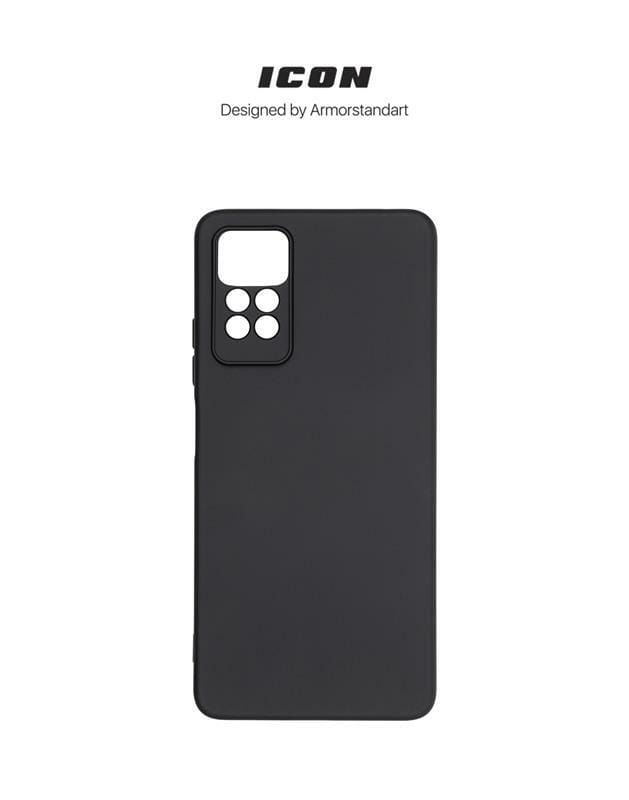 Чехол-накладка Armorstandart Icon для Xiaomi Redmi Note 12 Pro 4G Camera cover Black (ARM69372)