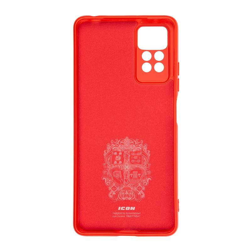 Чехол-накладка Armorstandart Icon для Xiaomi Redmi Note 12 Pro 4G Camera cover Red (ARM69374)