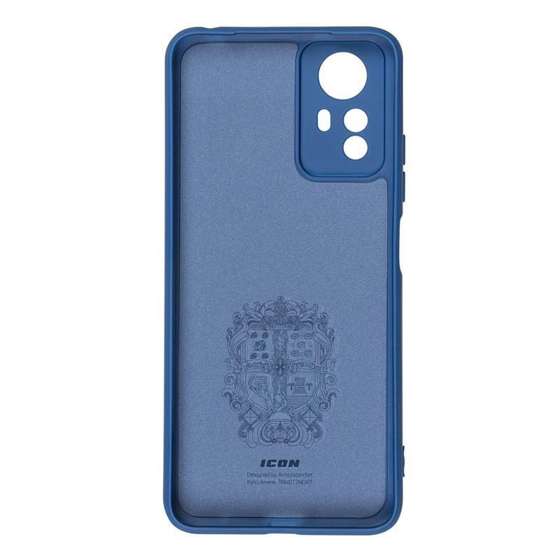 Чехол-накладка Armorstandart Icon для Xiaomi Redmi Note 12S 4G Camera cover Dark Blue (ARM67505)