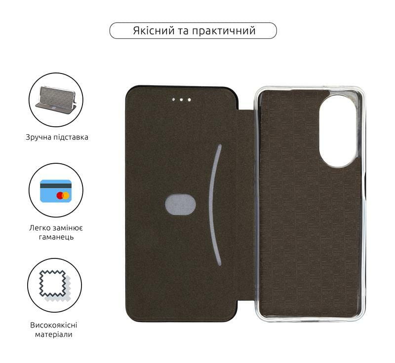 Чехол-книжка Armorstandart G-Case для Oppo A98 5G Black (ARM68577)
