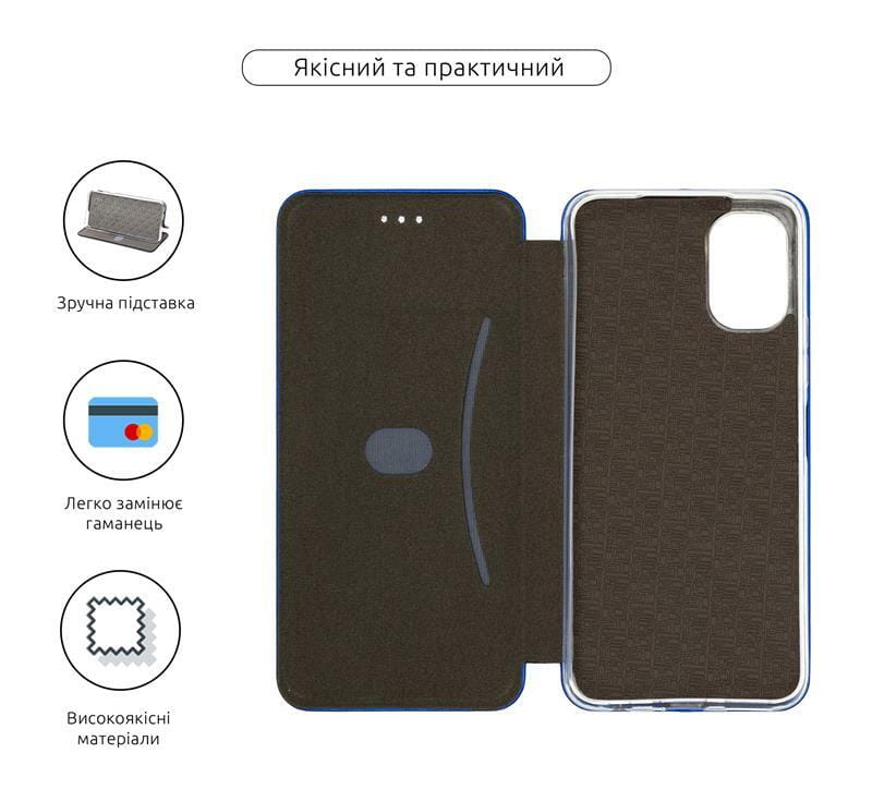 Чехол-книжка Armorstandart G-Case для Tecno Spark 9 Pro (KH7n) Blue (ARM68956)