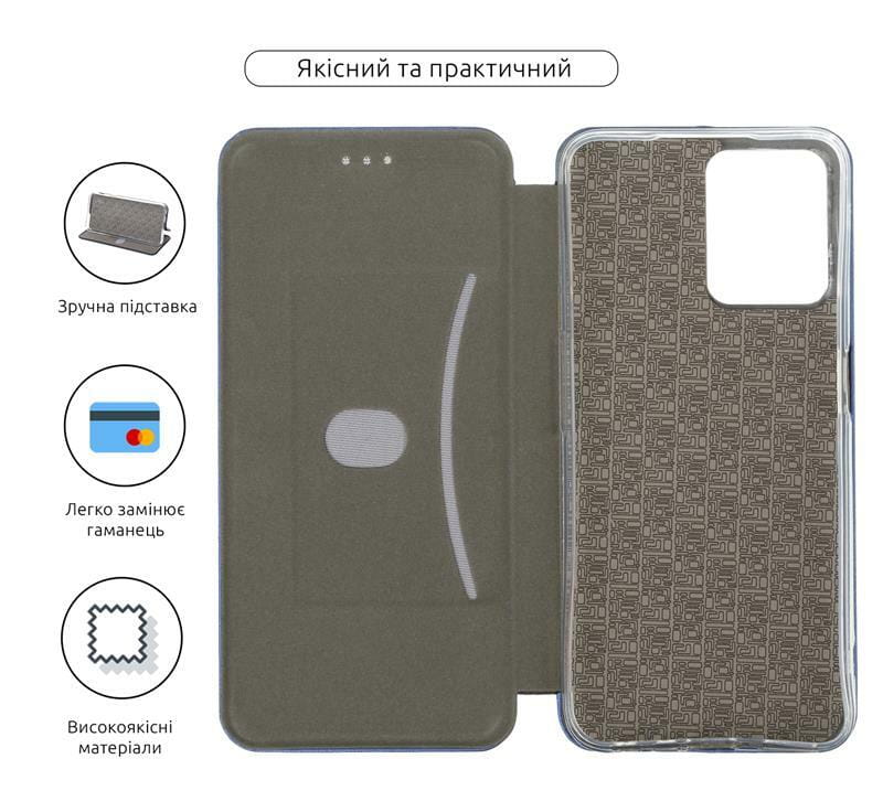 Чехол-книжка Armorstandart G-Case для Xiaomi Redmi Note 12 4G Blue (ARM65188)