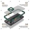 Фото - Чохол-накладка Armorstandart Frosted Matte для Samsung Galaxy A24 4G SM-A245 Dark Green (ARM68564) | click.ua
