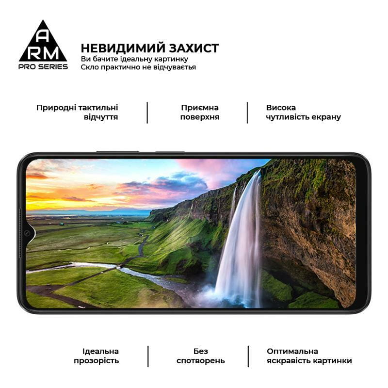 Защитное стекло Armorstandart Pro для Oppo A38 Black (ARM71040)