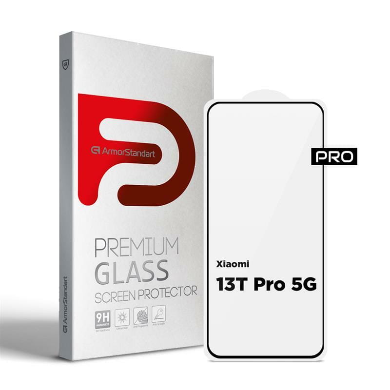 Защитное стекло Armorstandart Pro для Xiaomi 13T Pro Black (ARM69551)