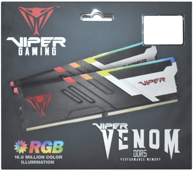 Модуль памяти DDR5 2x16GB/6000 Patriot Viper Venom RGB (PVVR532G600C36K)