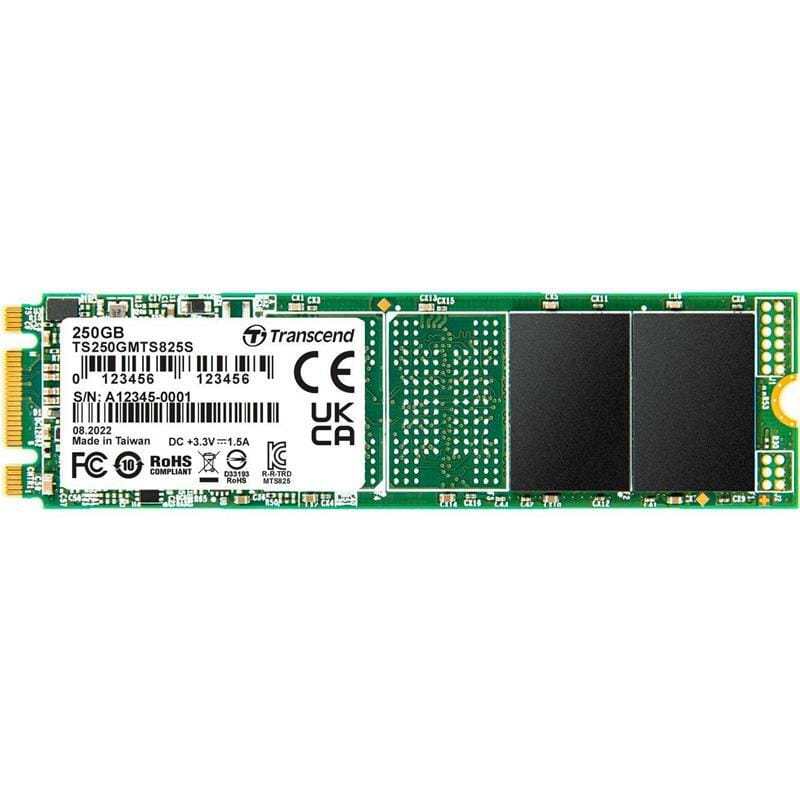 Накопичувач SSD 250GB Transcend MTS825S M.2 2280 Sata III 3D TLC (TS250GMTS825S)