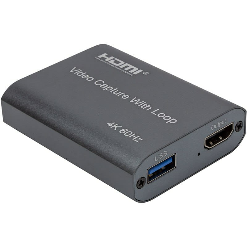 Пристрій відеозахоплення PowerPlant HDMI USB2.0 4k/60hz (HDVC7) (CA914173)