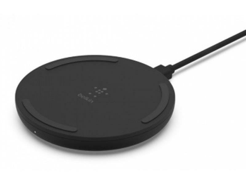 Бездротовий зарядний пристрій Belkin Pad Wireless Charging Qi, 10W, no PSU, Black (WIA001BTBK)