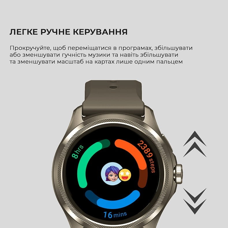 Смарт-часы Mobvoi TicWatch Pro 5 GPS (WH12088) Sandstone (P3170001200A)