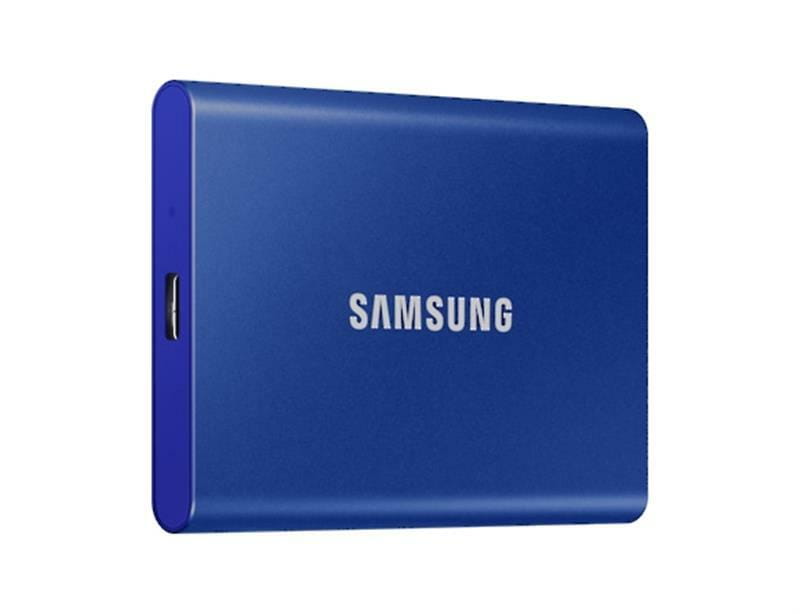 Накопитель внешний SSD 2.5" USB 2.0TB Samsung T7 Indigo Blue (MU-PC2T0H/WW)