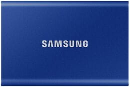 Накопитель внешний SSD 2.5" USB 2.0TB Samsung T7 Indigo Blue (MU-PC2T0H/WW)