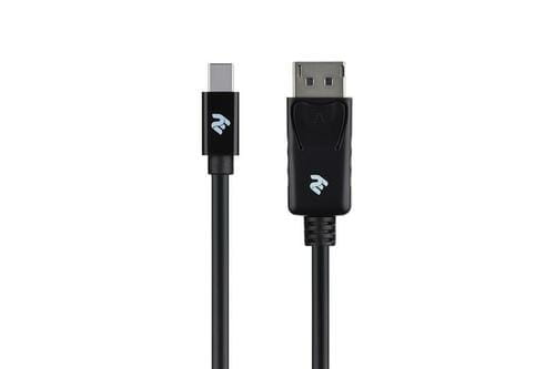 Photos - Cable (video, audio, USB) 2E Кабель  mini DisplayPort - DisplayPort (M/M), 2 м, Black  -W (W1704)