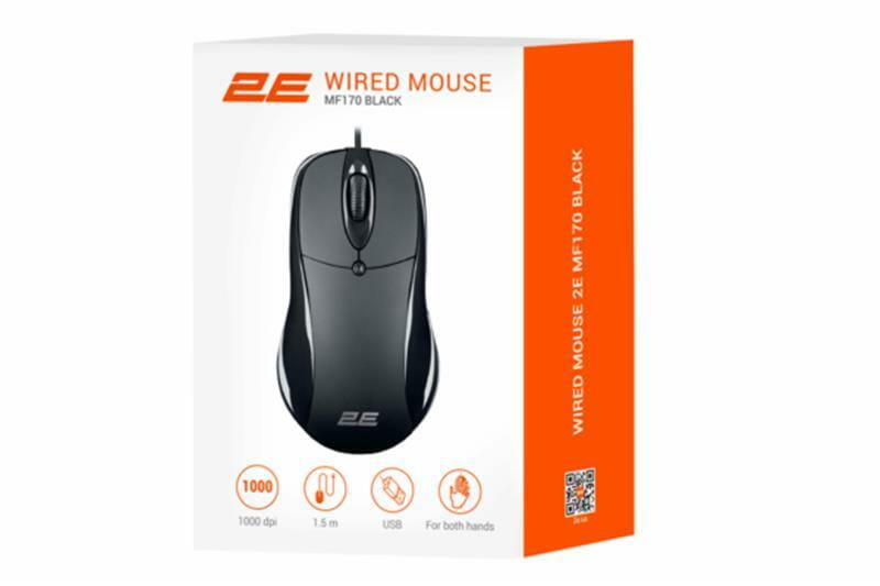 Мышь 2E MF170 USB Black (2E-MF170UB)