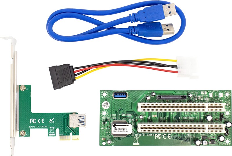 Контроллер Frime (ECF-PCIEtoPCI002) PCI-Ex1-2xPCI, ASM1083