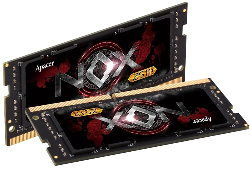 Модуль пам`ятi SO-DIMM 8GB/3200 DDR4 Apacer NOX Black (A4S08G32CLYBDAA-1)