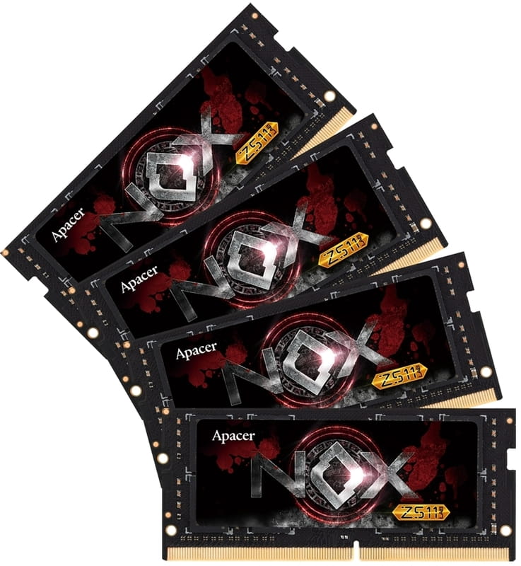 Модуль памяти SO-DIMM 16GB/3200 DDR4 Apacer NOX Black (A4S16G32CLYBDAA-1)