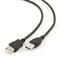 Фото - Кабель Cablexpert USB - USB V 2.0 (M/F), подовжувач, 3.0 м, чорний (CCP-USB2-AMAF-10) | click.ua
