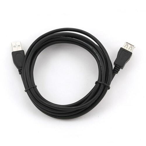 Photos - Cable (video, audio, USB) Cablexpert Кабель  USB - USB V 2.0 , подовжувач, 3.0 м, чорний (CCP-US (M/F)