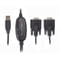 Фото - Кабель Viewcon USB - 2хCOM (M/M), 9+25pin, 1.4 м, Black (VE591) | click.ua