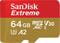 Фото - Карта памяти MicroSDXC 64GB C10 UHS-I SanDisk Extreme V30 U3 R170/W80MB/s + SD (SDSQXAH-064G-GN6MA) | click.ua