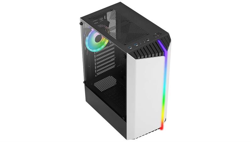 Корпус AeroCool Bionic-G-WT-v2 (ACCM-PV34113.21) White без БП