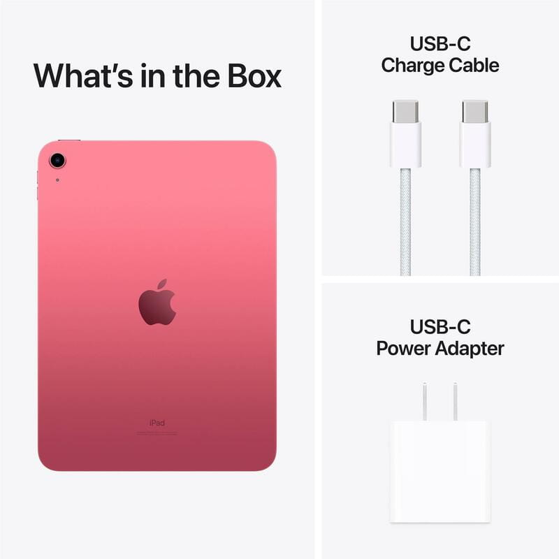 Планшет Apple A2696 iPad 10.9 (2022) Wi-Fi 256GB Pink (MPQC3RK/A)
