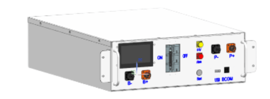 BMS модуль Deye HVB750V/100A-EU для BOS-GM5.1-серии High Voltage Battery Cluster (составляющая комплекта)