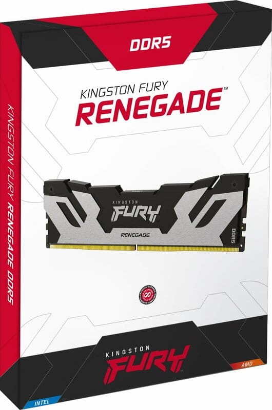 Модуль памяти DDR5 2x24GB/6400 Kingston Fury Renegade Silver (KF564C32RSK2-48)