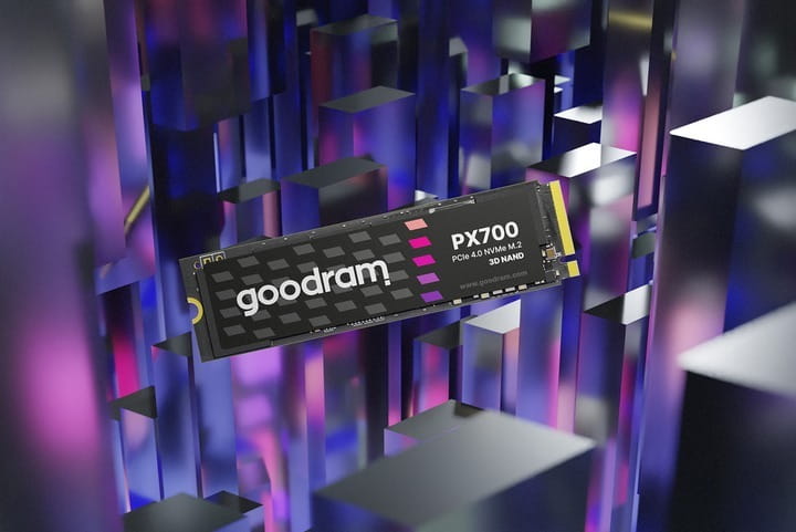 Накопитель SSD 1TB Goodram PX700 M.2 2280 PCIe 4.0 x4 NVMe 3D NAND (SSDPR-PX700-01T-80)