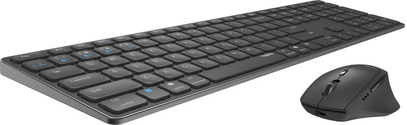 Комплект (клавиатура, мышь) беспроводной Rapoo 9800M Wireless Dark Grey
